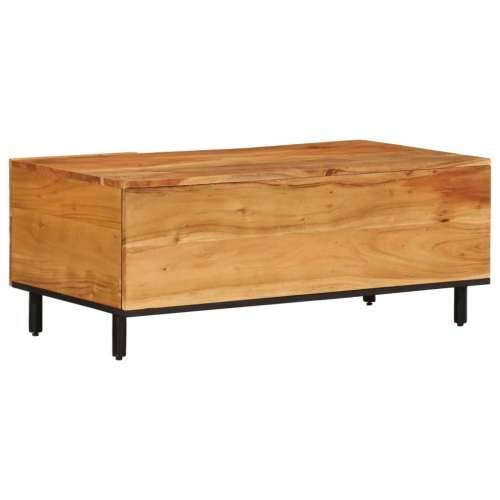 Stolić za kavu 100 x 54 x 40 cm od masivnog bagremovog drva - Prirodna 1 Masivno bagremovo drvo Cijena