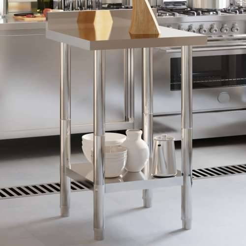 Kuhinjski stol sa zaštitom od prskanja 55 x 55 x 93 cm čelični Cijena