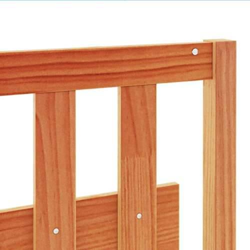Uzglavlje voštano smeđe 135 cm od masivne borovine - Voštano smeđa 140.5 x 100.5 cm 1 Cijena