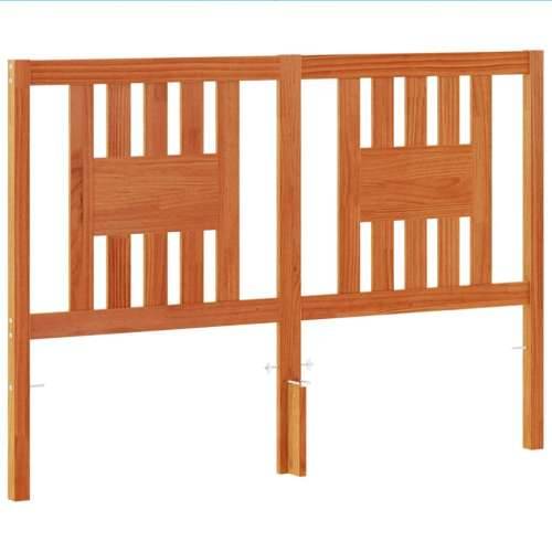 Uzglavlje voštano smeđe 140 cm od masivne borovine - Voštano smeđa 145.5 x 100 cm 1 Cijena
