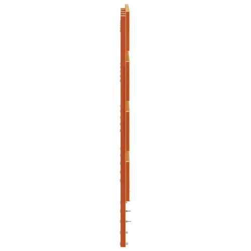 Uzglavlje voštano smeđe 120 cm od masivne borovine - Voštano smeđa 120.5 x 80 cm 1 Cijena