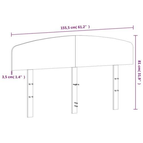 Uzglavlje 150 cm od masivne borovine - Prirodna 150 cm 1 Cijena