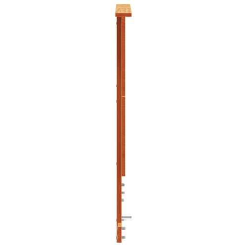 Uzglavlje voštano smeđe 160 cm od masivne borovine - Voštano smeđa 164 x 82.5 cm 1 Cijena