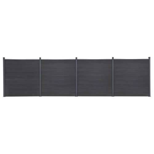 Set panela za ogradu sivi 699x186 cm WPC - Siva 699 x 186 cm 1 Cijena