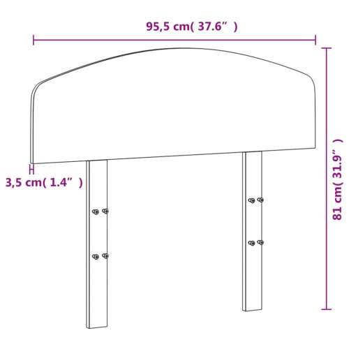 Uzglavlje 90 cm od masivne borovine - Prirodna 90 cm 1 Cijena