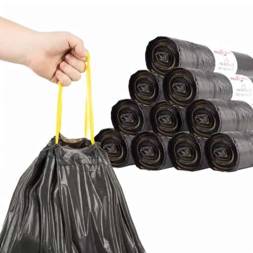 Vreće za smeće s vezicama 250 kom crne 35 L - 35 l s vezicama Cijena
