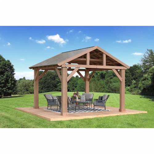 Westmann - Drveni paviljon - Gazebo - Yukon 427x365x330 cm - BRANDED IN GERMANY Cijena