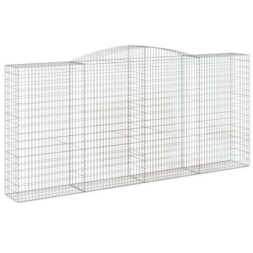 Lučne gabionske košare 5 kom 400x50x180/200cm pocinčano željezo - 400 x 50 x 180/200 cm 5 Cijena