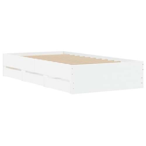 Okvir kreveta s ladicama bez madraca bijeli 90x190 cm - Bijela 90 x 190 cm Cijena
