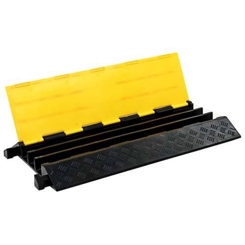 Podna zaštita za kabele most s 3 kanala od gume 93 cm - 93 x 49 x 7 cm 1 Cijena