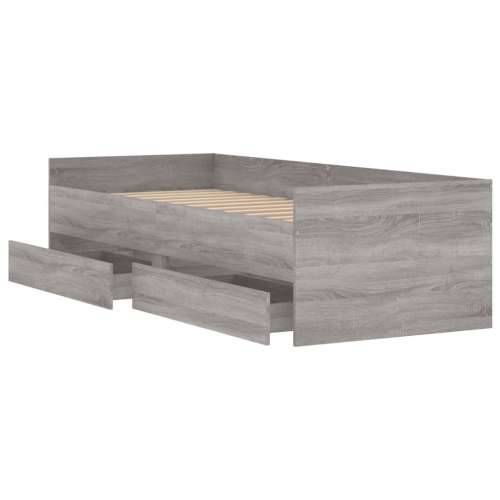 Okvir kreveta s ladicama boja hrasta sonome 90 x 190 cm - Sivi hrast sonoma 90 x 190 cm Cijena