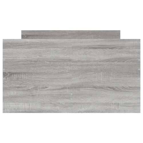 Okvir za krevet s ladicama boja hrasta 75x190 cm za jednu osobu - Sivi hrast sonoma 75 x 190 cm Cijena