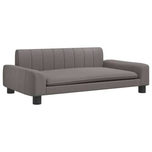Krevet za pse smeđesivi 90 x 53 x 30 cm od tkanine - Sivo-smeđa 90 x 53 x 30 cm tkanina Cijena
