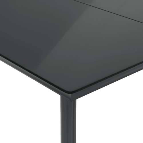 3-dijelni bistro set s jastucima smeđi od poliratana - Dužina stola 80 cm Oštra noga 2 Cijena