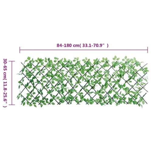  Proširiva rešetka od umjetnog bršljana 5 kom zelena 180 x 65 cm Cijena