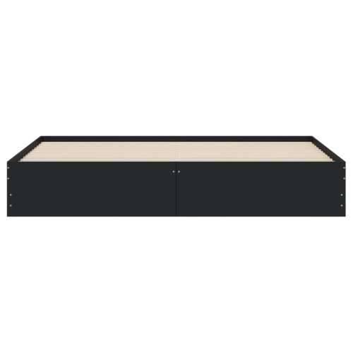 Okvir kreveta s ladicama crni 160x200 cm konstruirano drvo - Crna 160 x 200 cm Cijena