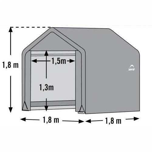 ShelterLogic - Skladišni šator - 3,24m² - 180x180cm | BRANDED IN THE USA Cijena