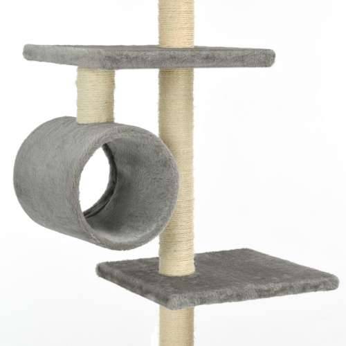 Penjalica za mačke sa stupovima za grebanje od sisala 260 cm siva Cijena