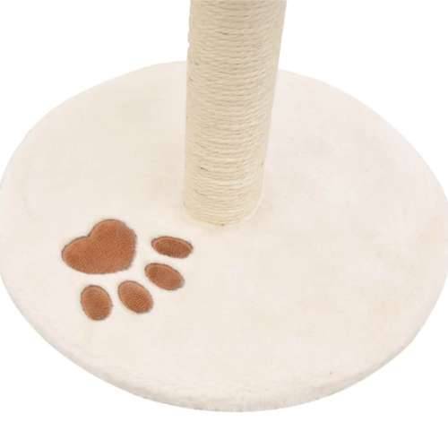 Penjalica za mačke sa stupovima za grebanje od sisala 40 cm bež i smeđa Cijena