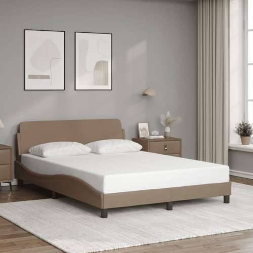 Okvir za krevet boja cappuccina 120x200 cm umjetna koža Boja cappuccina 120 x 200 cm Cijena