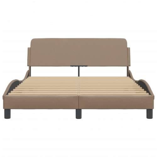 Okvir za krevet boja cappuccina 120x200 cm umjetna koža Boja cappuccina 120 x 200 cm Cijena