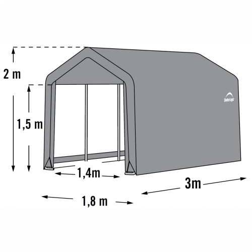 ShelterLogic - Skladišni šator - 5,4m² - 180x300cm | BRANDED IN THE USA Cijena