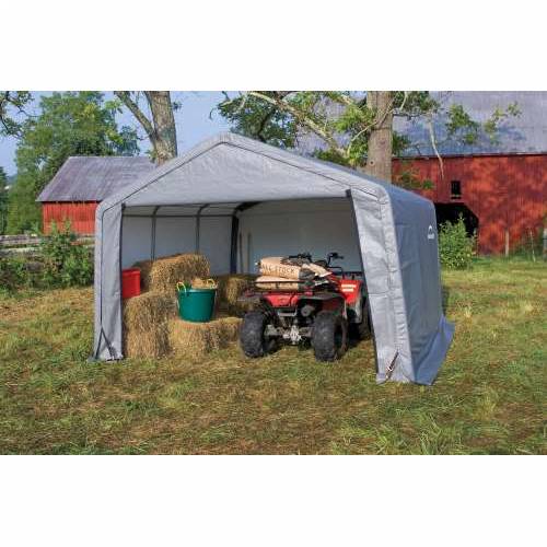 ShelterLogic - Skladišni šator - 13,7m² - 370x370cm | BRANDED IN THE USA Cijena