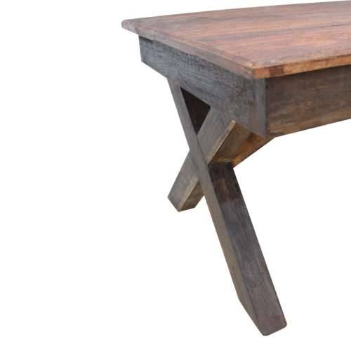 Stolić za kavu od miješanog recikliranog drva 110 x 60 x 45 cm Cijena