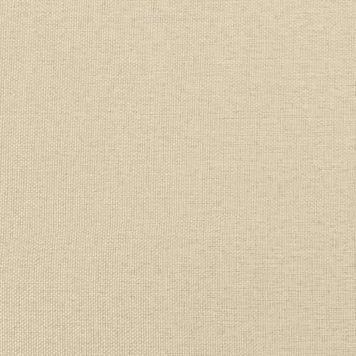 Okvir kreveta bez madraca krem 120 x 200 cm od tkanine Krema 120 x 200 cm Cijena