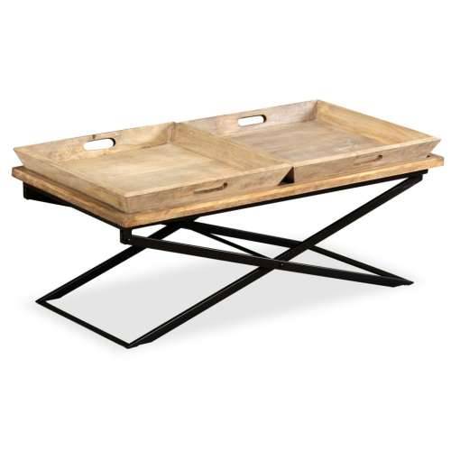 Stolić za kavu od masivnog drva manga 110 x 55 x 42 cm  - 110 x 55 x 42 cm 1 Cijena