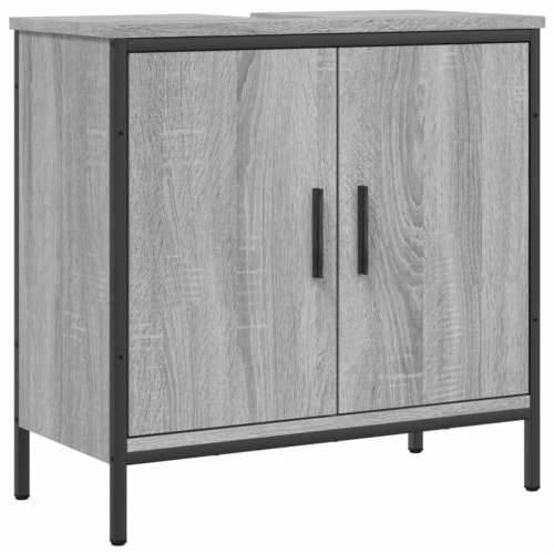 Ormarić za Lavabo - Umivaonik boja hrasta 60x30x60 cm konstruirano drvo - Sivi hrast sonoma 60 x 30 x 60 cm 1 Cijena