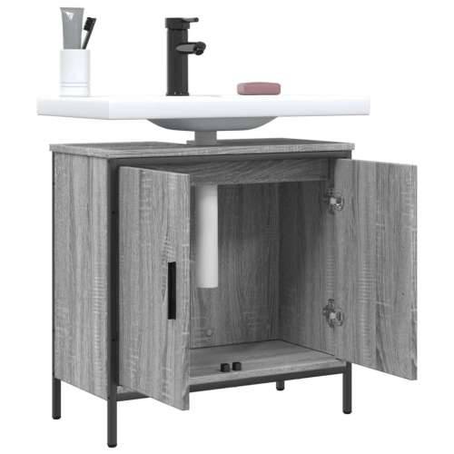 Ormarić za Lavabo - Umivaonik boja hrasta 60x30x60 cm konstruirano drvo - Sivi hrast sonoma 60 x 30 x 60 cm 1 Cijena