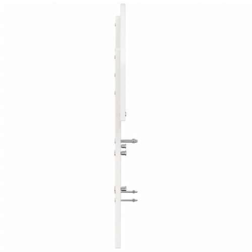 Uzglavlje bijelo 120 cm od masivne borovine - Bijela 120 cm 1 Cijena