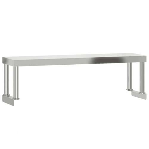 Kuhinjski radni stol s policom 110x55x120 cm nehrđajući čelik Cijena