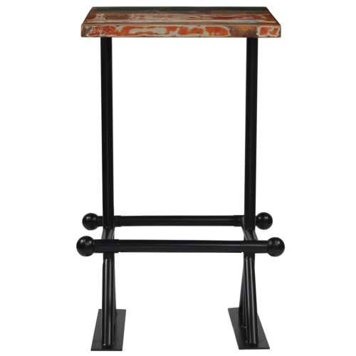 Barski stol od masivnog obnovljenog drva 60 x 60 x 107  cm višebojni  Cijena