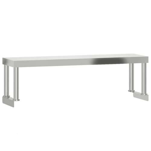 Kuhinjski radni stol s policom 110x55x120 cm nehrđajući čelik Cijena