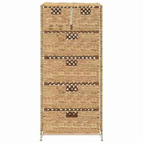 Ormarić za pohranu sa 6 košara od vodenog zumbula 47 x 37 x 100 cm  - 47 x 37 x 100 cm 1 Cijena