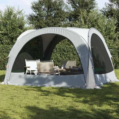 Šator za zabave bijeli 360 x 360 x 215 cm od tafta 185T