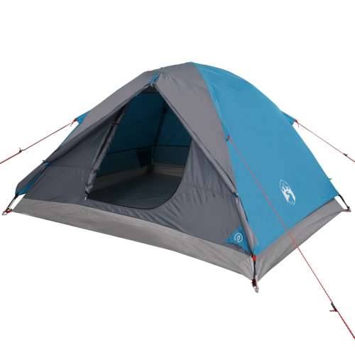 Šator za kampiranje za 3 osobe plavi vodootporni Cijena