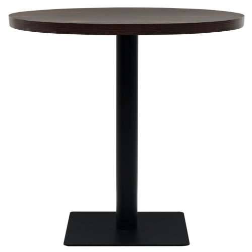 Okrugli stol za bistro od MDF-a i čelika 80x75 cm tamni pepeljasti  - Tamno siva Ø 80 x 75 cm 1 Cijena