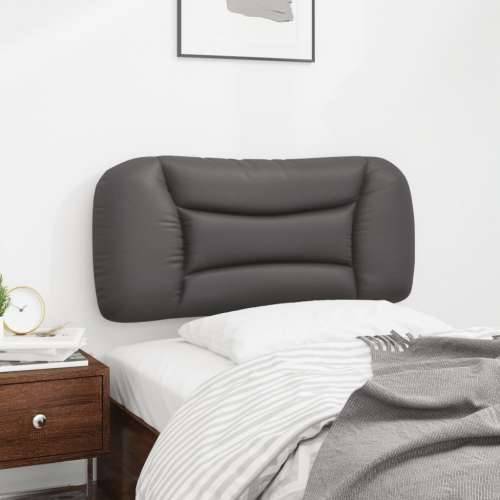Jastuk za uzglavlje sivi 80 cm od umjetne kože  Siva 80 cm 1 Cijena