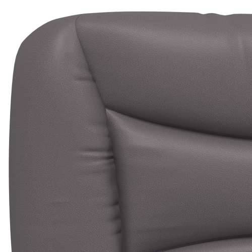 Jastuk za uzglavlje sivi 80 cm od umjetne kože  Siva 80 cm 1 Cijena