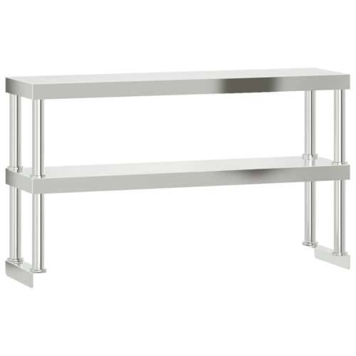 Kuhinjski radni stol s policom 110x30x150 cm nehrđajući čelik Cijena