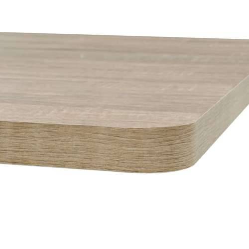 Kvadratni stol za bistro od MDF-a i čelika 80x80x75 cm boja hrasta - Boja hrasta 80 x 80 x 75 cm 1 Cijena