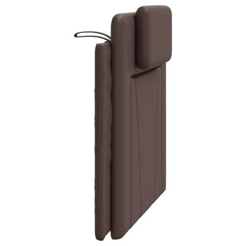 Jastuk za uzglavlje smeđi 100 cm od umjetne kože - Smeđa 100 cm 1 Cijena