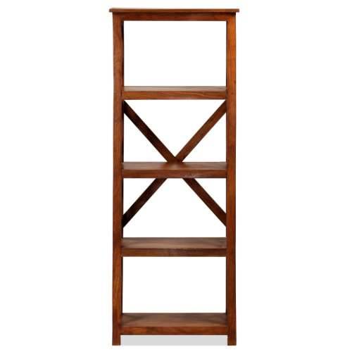 Police za knjige 60x30x160 cm drvo bagrema s premazom boje meda - 60 x 30 x 160 cm 1 Cijena