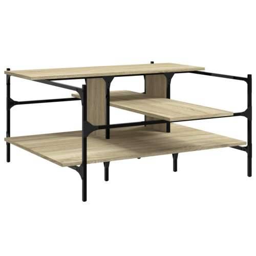 Stolić za kavu boja hrasta 100x100x48,5 cm konstruirano drvo - sonoma hrast 1 Cijena