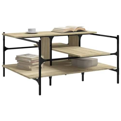 Stolić za kavu boja hrasta 100x100x48,5 cm konstruirano drvo - sonoma hrast 1 Cijena
