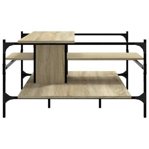Stolić za kavu boja hrasta 100x100x48,5 cm konstruirano drvo - sonoma hrast 1 Cijena