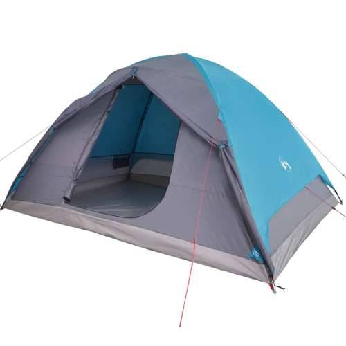 Kupolasti šator za kampiranje za 6 osoba plavi vodootporni Cijena